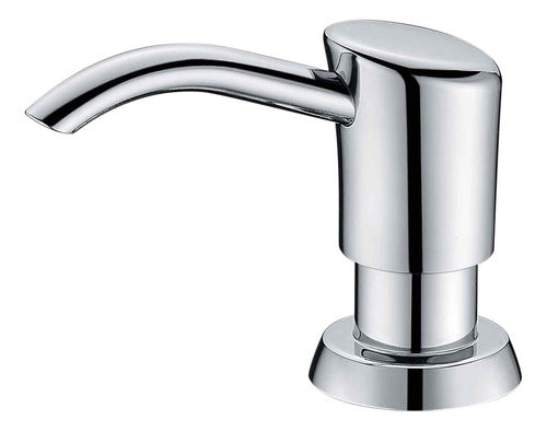 Gagalife Built-in Sink Soap Dispenser or Lotion Dispenser for Kitchen Sink - Chrome 0