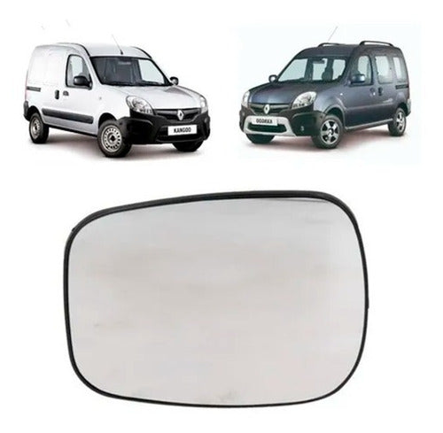 Expoyer Vidrio Espejo Derecho Curvo Renault Kangoo 04 Base Plast 0