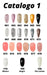 Combo 6 Units Semi-Permanent Gel Nail Colors UV LED 2