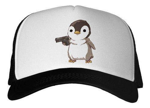 Penguin Cap with Aimed Gun 0