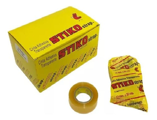 Stiko Transparent Adhesive Tape 12mm X 30mts Box of 12 Units 0