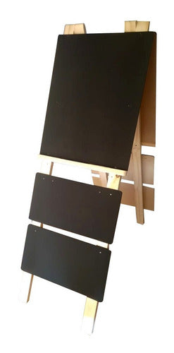 Double Commercial Sign Easel with Detachable Chalkboards 1