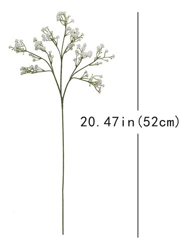 Duyone Flores Artificiales Aliento Bebé, 30 Ramos Gypsophila 1