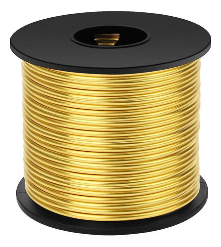 Luxiv Aluminum Craft Wire - 2mm x 29m, Gold 0