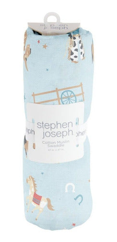 Swaddle De Muslin Faroeste - Stephen Joseph 0