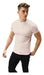 Men's Fitted Elastane T-Shirt - Lisbon Model Pink 18