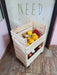 Double Vegetable Rack with Wheels 2