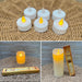 Pack De 3 Velas Led 20cm/4 Velas Led 10cm/24 Velitas Led 4cm 1