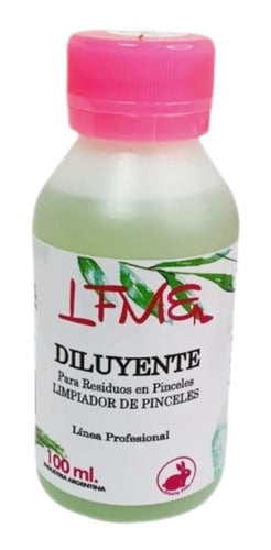 Lfme Limpiador De Pinceles 100ml Acrilico Y Gel 0