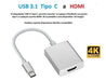 Adaptador Conversor Usb Tipo C- Hdmi Hd 4k 6