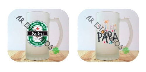 Personalized Sandblasted Beer Mugs 0