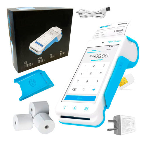 Mercado Pago Kit Posnet Lector Point Smart Wireless Wifi 4 0