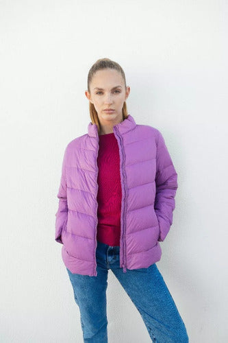 Portsaid Campera Positano Para Invierno Talle Xs Violeta 1