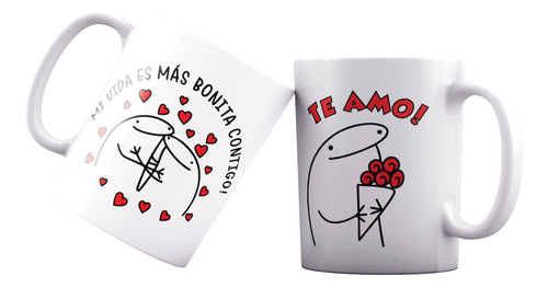 C-DIGITALART Taza San Valentin Amor Flork Pareja 1