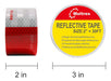 Moltres Reflective Tape Dot-C2 Waterproof Red and White 4