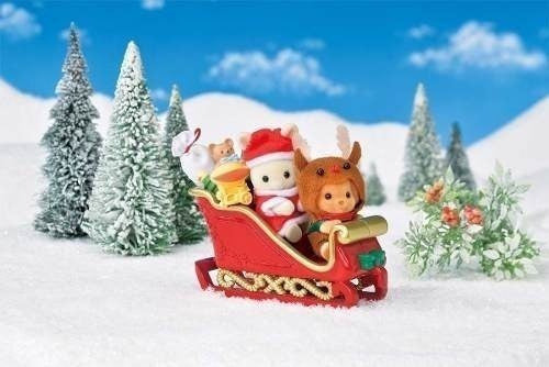 Sylvanian Families Set Trineo Baby Sleigh Ride + Accesorios 2