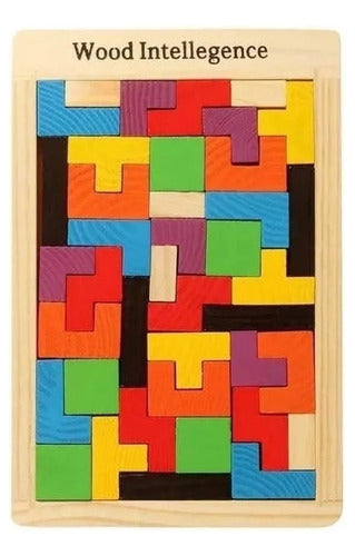 Juego De Ingenio Tangram Puzle Didáctico Infan. Dia Del Niño 0