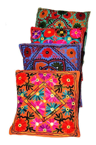 Spiga 31 Decorative Pillow Covers Embroidered 40x40 Combo X 6 0