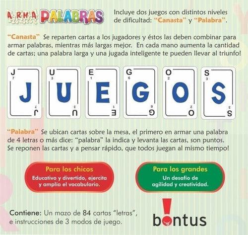 Bontus Cards, Build Your Combo! (Build Words) 5