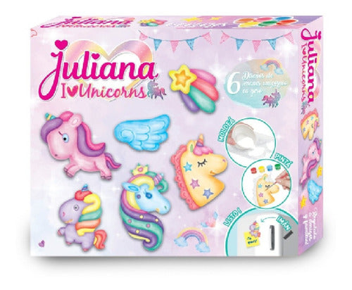 Juliana Set I Love Unicorns Yeso Manualidades Mt3 Jul002 Ttm 4