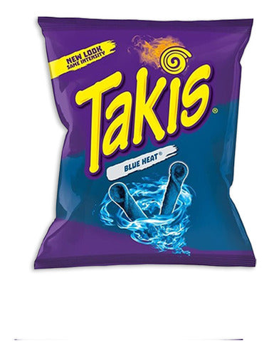 Takis Fuego, Blue, Original, Xplosion Snack -113g- (x4 Uni.) 1