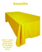 Rectangular Stain-Resistant Tablecloth 3.00x1.50 Yellow 1