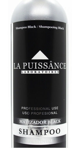 La Puissance Matizador Black Shampoo Pelo Gris 300ml 6c 1