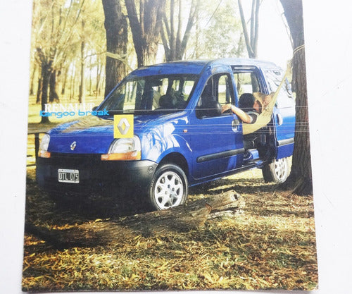 Vintage Renault Kangoo Break Brochure Non-Catalog Car Leaflet 0