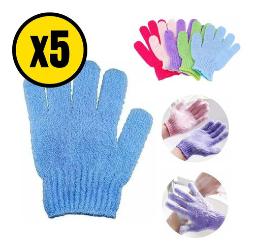 Yydsmart Exfoliating Glove Soft Skin, Bath, Spa, Facial X5 Units 1