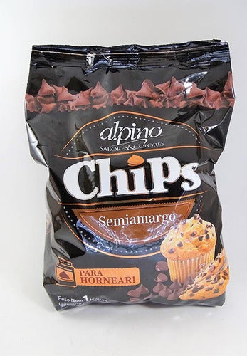 Lodiser Alpino Chips Chocolate Xkg Semi-Amargo O Blanco Cotillon Sergio Once 2