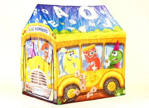 Kids' Play Tent - Fun School House Design, Portable & Durable 1