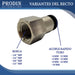 Conector Recto Neumático Rosca Hembra 1/4 X P/ Tubo 10 Mm 2