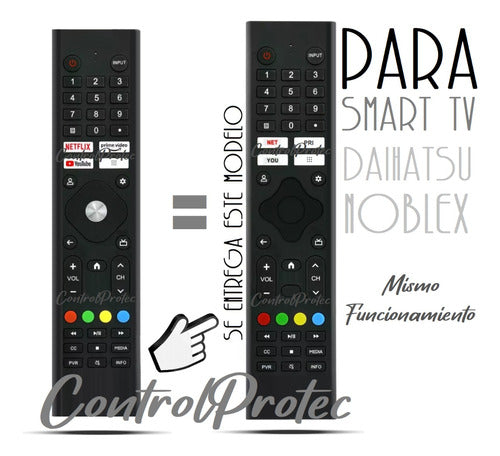 Daihatsu Noblex Smart TV Remote Control Without Voice Command 1