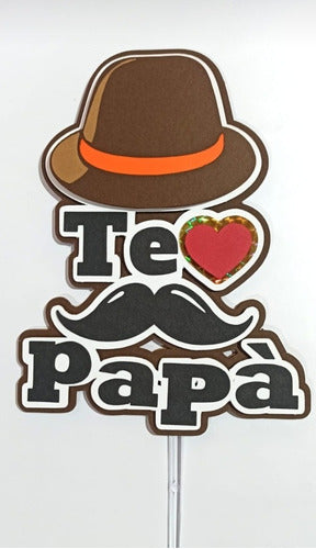 Pide un Deseo Cake Topper Papá 2