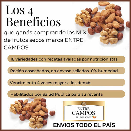 Premium Tropical Mixed Nuts - No Peanuts - 1 Kg - Gluten-Free 6