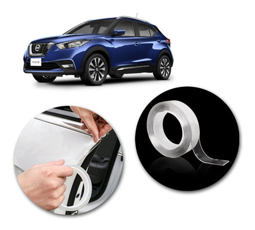 Autoadhesivo Vinilo Transparen Nissan Kicks 5mtsx20mm 2023 0