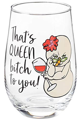 Department 56 Snowpinions Queen B Wine Glass, 15 Ounces 0