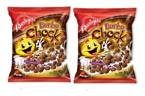 Cereal De Chocolate Chock 2 Paquete De 90g - Burbujas 0