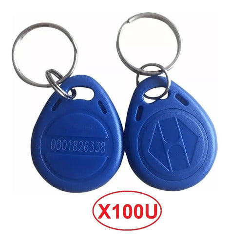 ACM RFID Proximity Keychains 125 kHz - 100 Units for Access Control 1