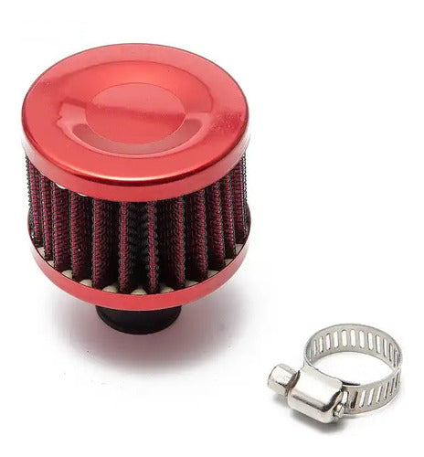 Imported Racing Sports Air Vent Filter for Auto and Moto - 14mm Diameter 0