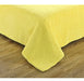 DaDa Bedding Cozy Ultrasonic Solid Lemon Yellow Manta Para S 1