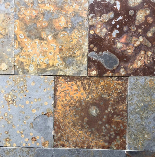 Ardosia Slate Stone with Natural Oxidation - Imported from Brazil 7