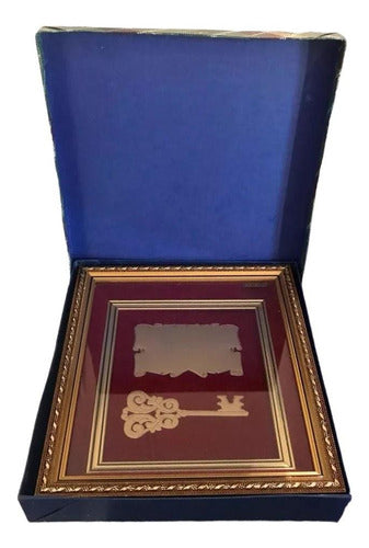 Diploma Conmemorativo Trofeollave Oro 24k  Ciudadano Ilustre 0