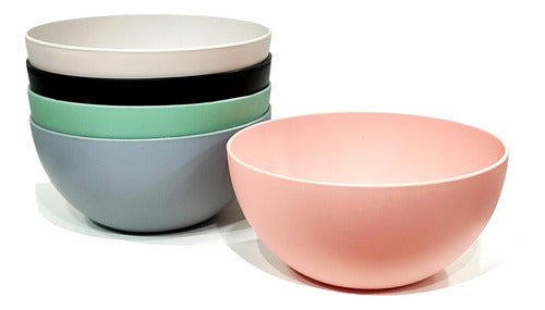 Carol Salad Cereal Plastic Bowl Soft 11cm X6 Units 0