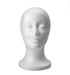 Poliestireno Foam Velvet Mannequin Head 5