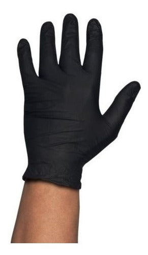 Black Nitrile Gloves - Box of 100 0