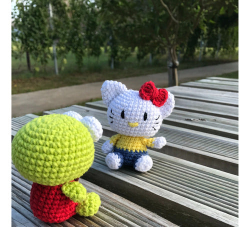 Baby Yoda Hello Kitty Spiderman Winnie Pooh Miniature Doll 7