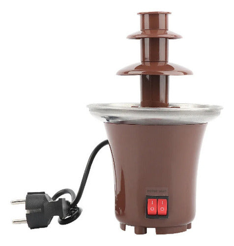 Mini Fonte Eletrica Cascata Fondue Cachoeira De Chocolate Bu 0