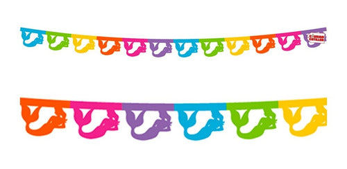 Party Store Colorful Mermaid Garland Bunting Decoration 0