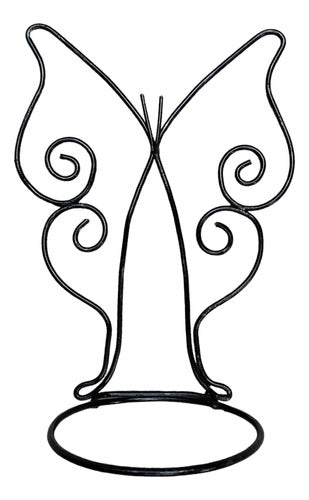 Generic Iron Butterfly Shaped Planter Hanger 0